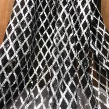 10 м/лот, ширина 150 см, блестящая сетчатая ткань для вечернего платья, детские платья для выступлений, модная одежда, ткань