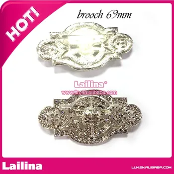 

Cheap Jewelry Shining Beautiful Silver Clear Rhinestone Crystal Small Flower Rhinestone Brooch Bouquet for wedding women pins