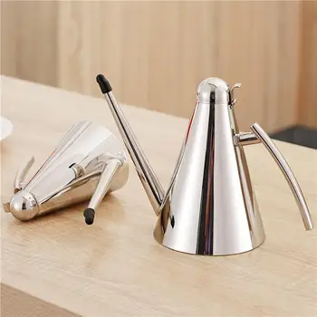 

0.5/1L Olive Oil Cruet Dispenser Can Cone Stainless Steel Home Kitchen Accessory Cooking Supplies