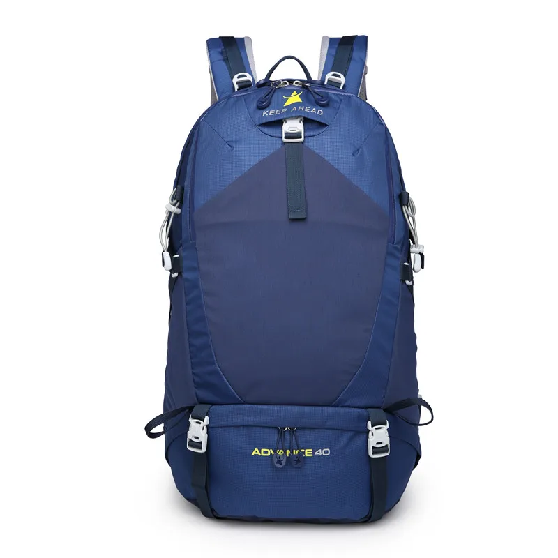 NEVO RHINO водонепроницаемый 40L мужской рюкзак унисекс дорожная сумка походный открытый альпинистский рюкзак для мужчин - Цвет: Темно-синий