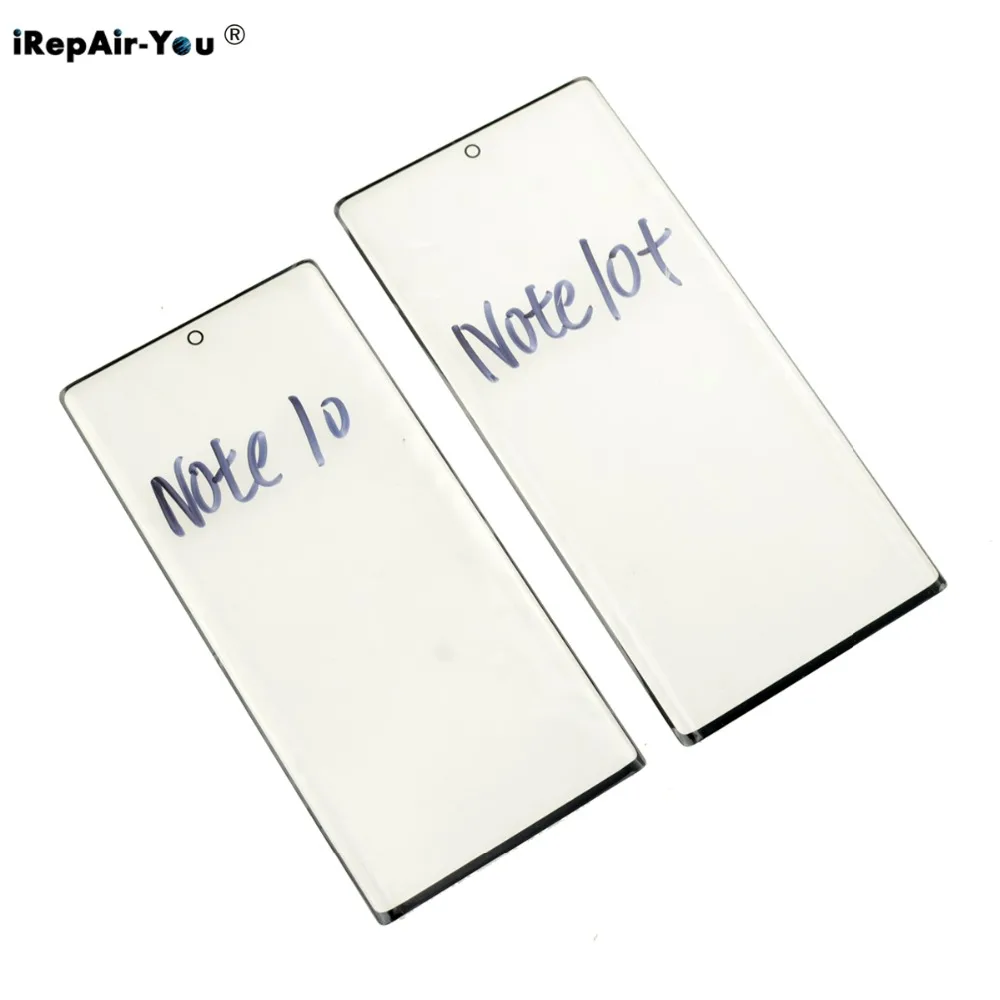 2 в 1 переднее внешнее стекло с OCA пленка Замена для samsung Galaxy Note 10 Plus lcd Сенсорная панель стеклянная крышка объектива