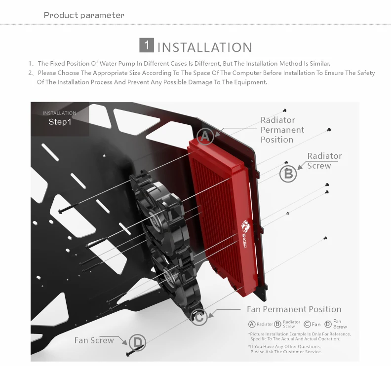 120mm Fan, Water Cooling, Liquild Cooler Row, 30mm