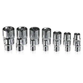 

With Carrying Case Torx Sockets Female Set 1/2 3/8 1/4 inch Alloy steel