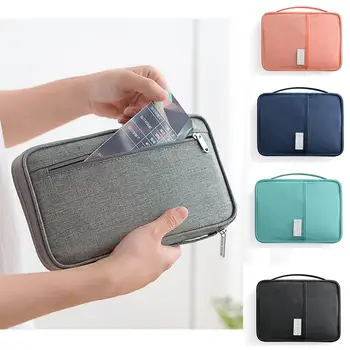 

New Unisex passport travel wallet passport holder multi-function clutch ID card multi-card storage bag clutch Dropship Y11.28