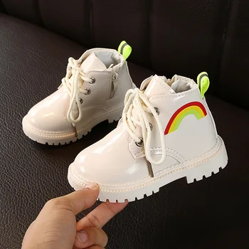 

New Children Shoes Autumn Boys boots Girls Comfortable Ankle Boots Baby Toddler Shoes Kids Leather Boots
