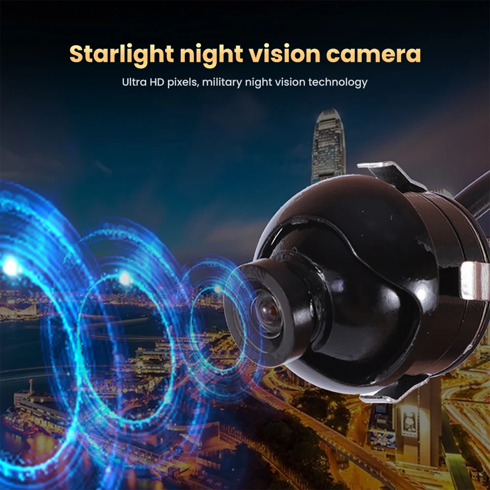 AOSHIKE HD 360 градусов Регулируемая Автомобильная камера для слепых зон реверсивная фотография резервная камера заднего вида ИК объектив ночное видение