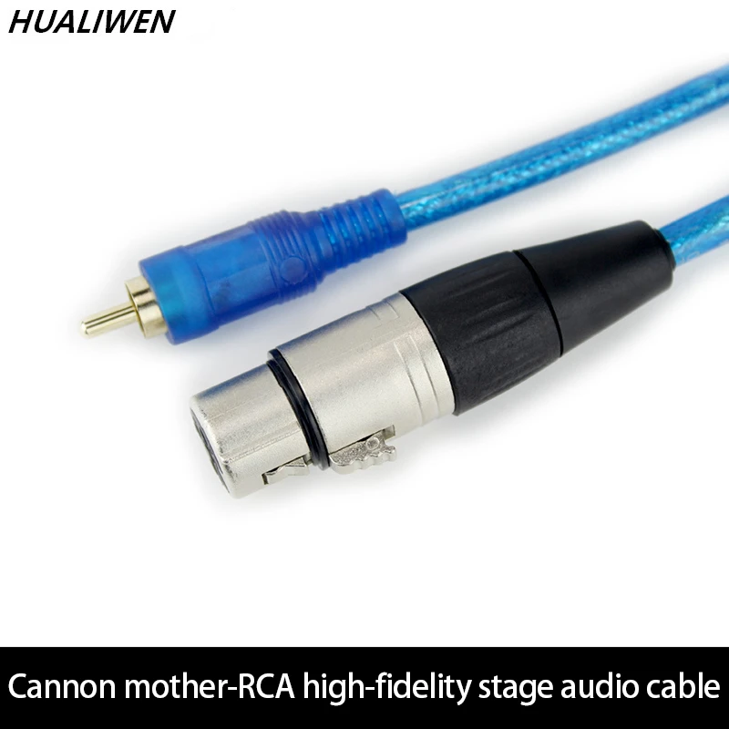 JINCHI позолоченный RCA к XLR сбалансированный линия высокочастотным аудио