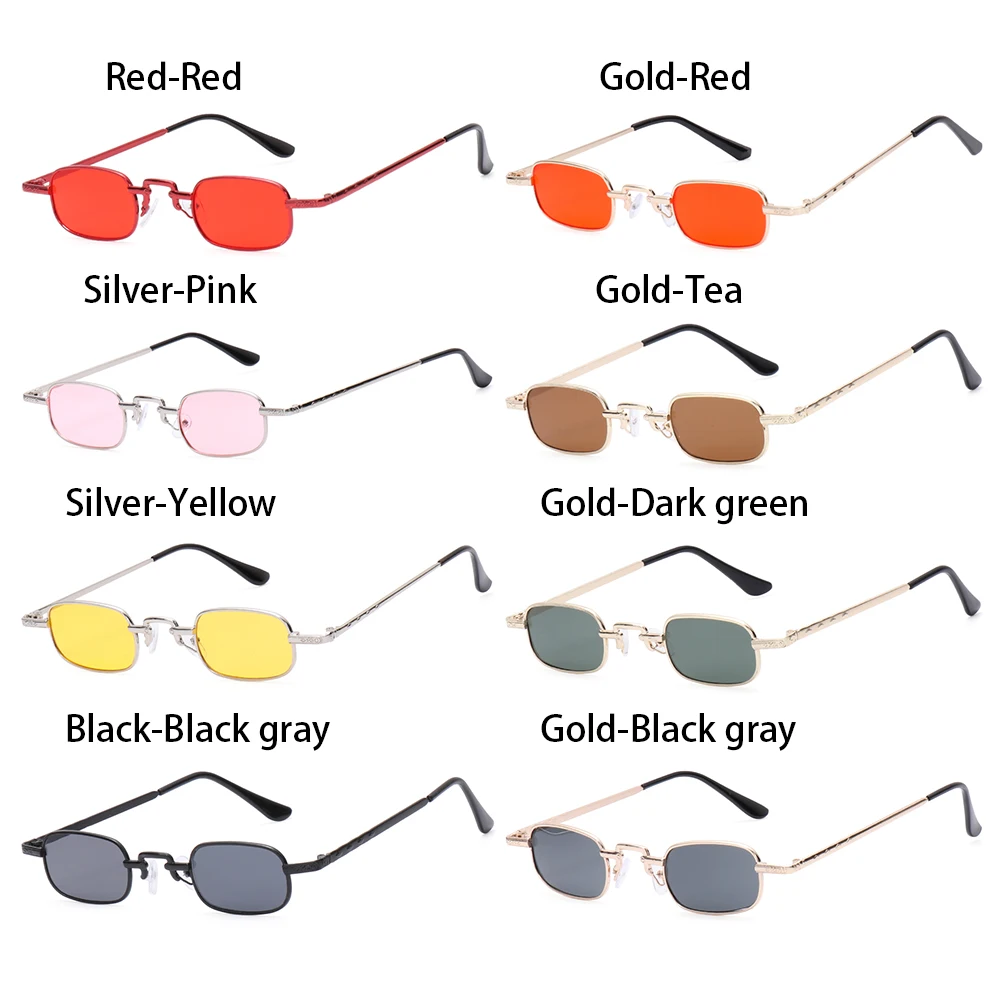 Oval Sunglasses Gold Silver Frame Retro Festival 400UV Gradient Mirror Glasses Small Metal Frame Unisex raybans women