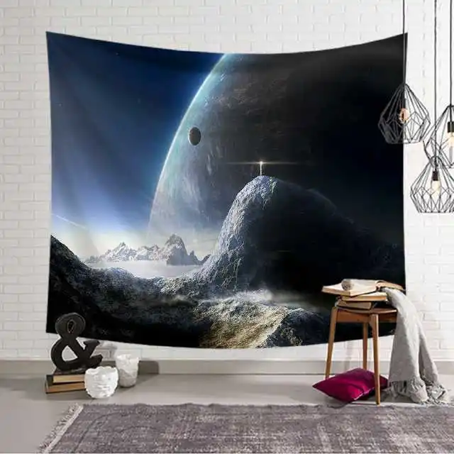 2-10 CAMMITEVER космическая Вселенная планеты гобелен пляжный костюм ковер Луна Бохо богемные домашние художественные гобелены Декор - Цвет: 2-10