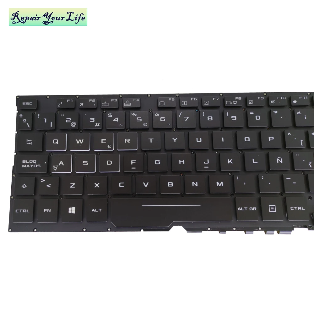 Teclado retroiluminado español para ASUS ROG GX501 GX501GI GX501VI GX501VS GX501VIK, teclado de repuesto V161162A3, venta