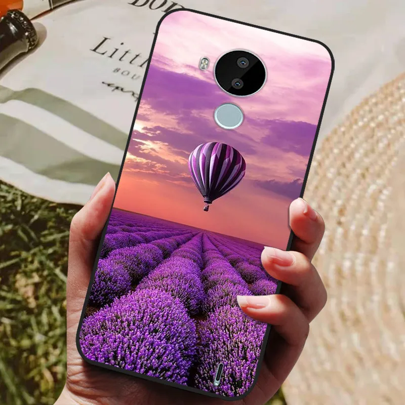 For Nokia C30 Case Phone Cover Silicone Soft TPU Back Funda for Coque Nokia C30 Case C 30 Black Fashion Coque for NokiaC30 C 30 mobile pouch bag