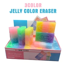 

1pcs Jelly Color Eraser Drawing Test Eraser Correction Pencil Eraser Students Learn Stationery School Office Supplies Rubber