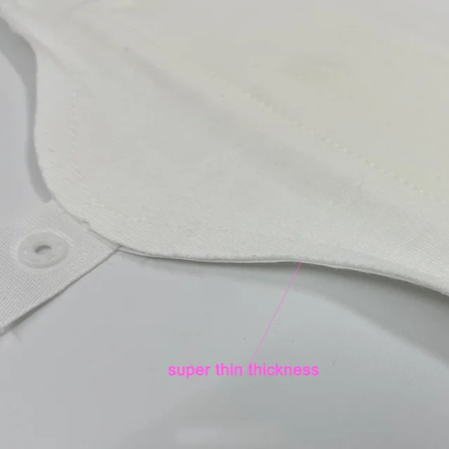 Cuscinetti di stoffa riutilizzabili 5 pezzi Super sottili 100% cotone, impermeabile lady uso quotidiano salvaslip in tessuto donna hyqene femminile 17.5cm 6
