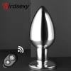 Stainless Steel Anal Vibrators For Men Prostate Masturbator Erotic Massager for Men Butt Plug Dildos Remote Control Anal Sex Toy 1