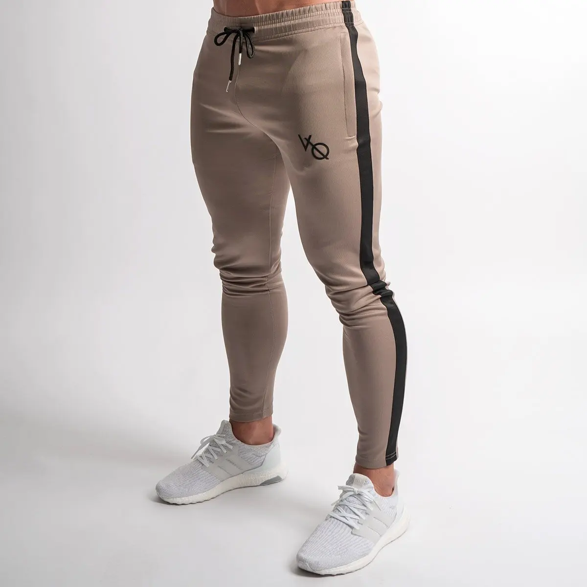 

2018 New Style Muscle Brother Brace Trousers VQ Slim Fit Sports Running Athletic Pants