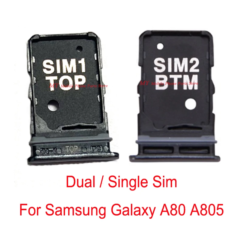 10 шт. лоток для Sim-карт Samsung Galaxy A80 6 7 &quotA805 | Мобильные телефоны и аксессуары
