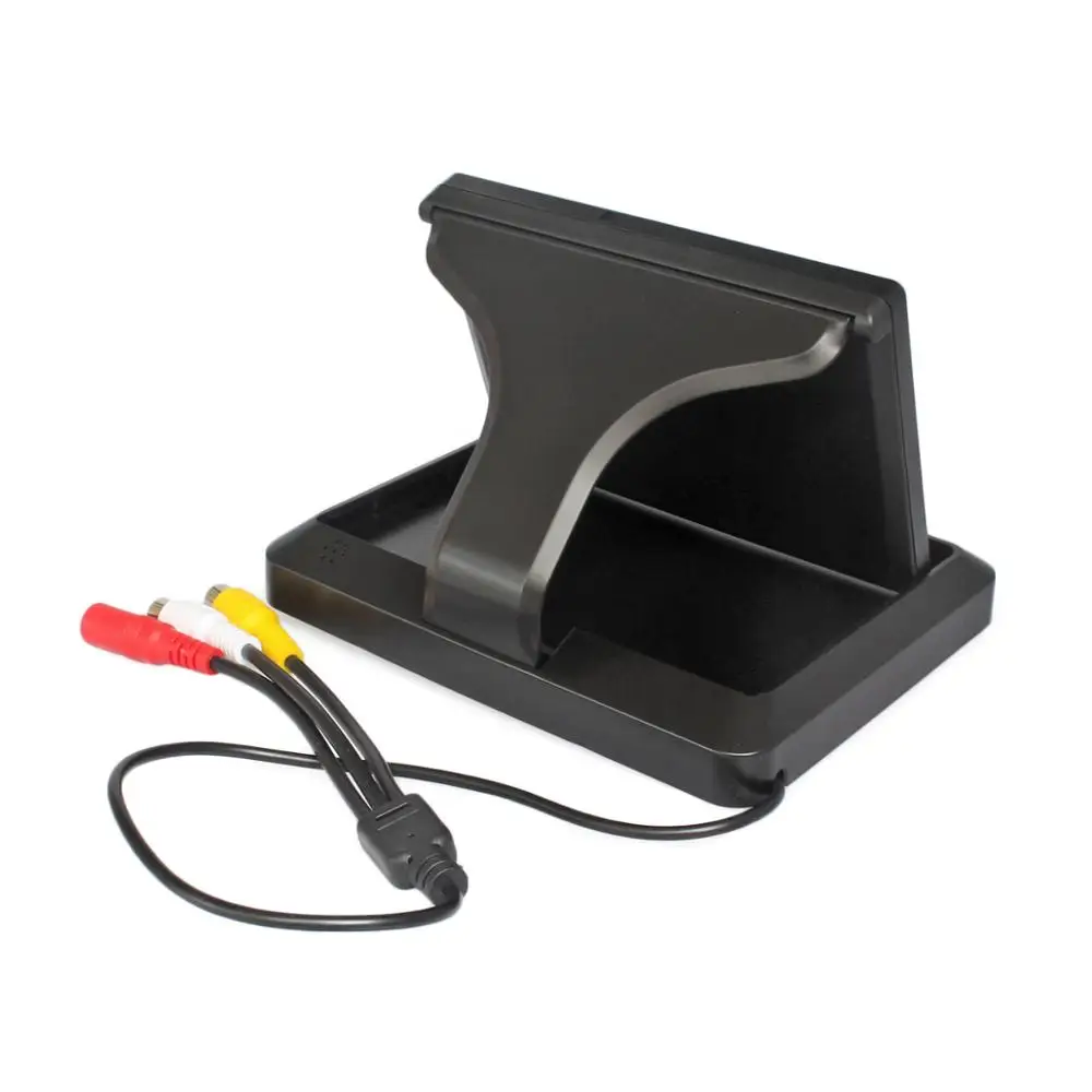 DIYKIT " складной монитор заднего вида Автомобильный Монитор водонепроницаемый ИК ночного видения заднего вида Автомобильная камера парковочная система