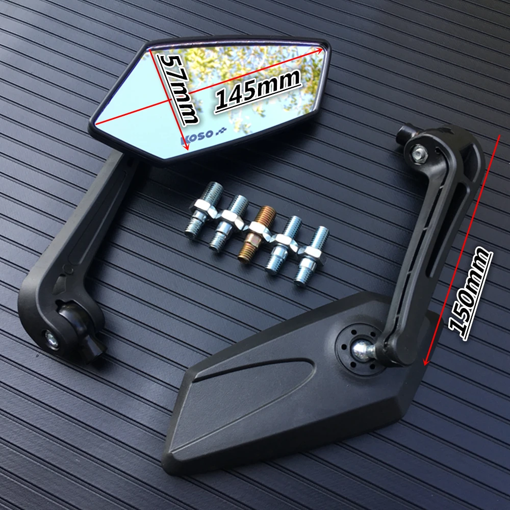 8mm 10mm Motorcycle Mirrors Motorbike Rearview Side Mirrors for Honda Suzuki Yamaha Kawasaki Scooter Ducati motorcycle handle bar mirror