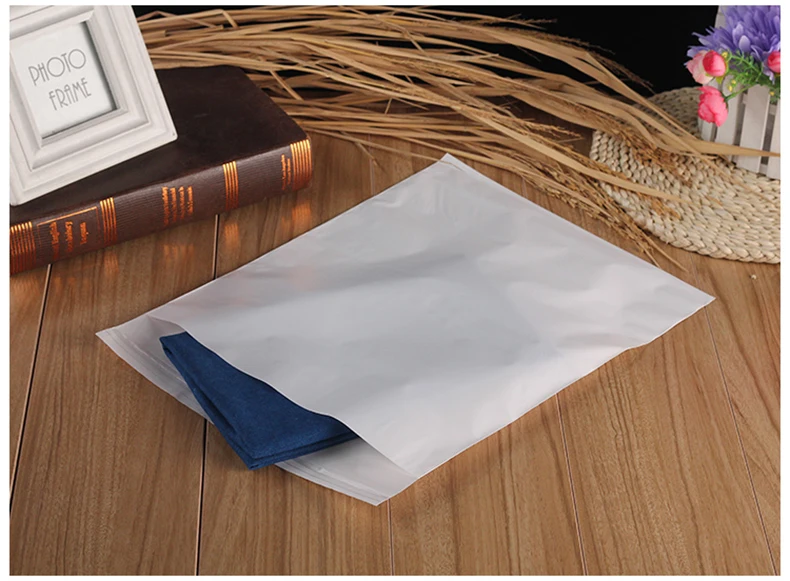 1 pe,Milky white,packaging,storage,self-adhesive bag,seal,cosmetics,mask paper,magazine,book,jewelry,towel,socks,panties,underwear,card,clothes,hat,shoes,scarves, (5)