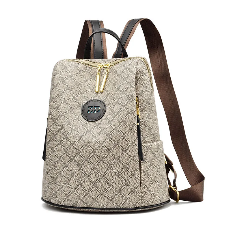 khaki with black