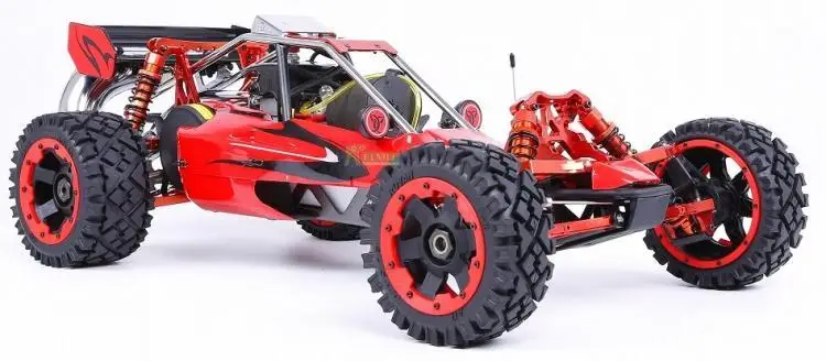 Red 1/5 RC автомобиль внедорожник 36CC мощный 2T бензиновый двигатель 2,4G дистанционное управление Управление для Rovan BAJA 5B с симметричный Рулевое управление - Цвет: Red