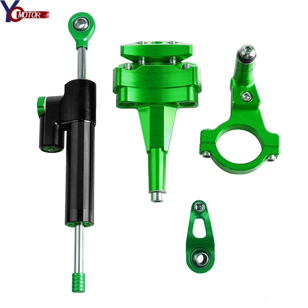 Новый зеленый/черный для KAWASAKI Ninja 400 2018 2019 CNC аксессуары алюминиевый мотоцикл