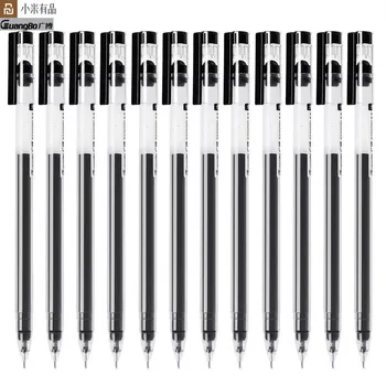 

12Pc Youpin Guangbo Roller Pen 0.5MM Black Ink Large capacity gel pen Fast Dry Pen Write Smoothly Bullet Pen For Student