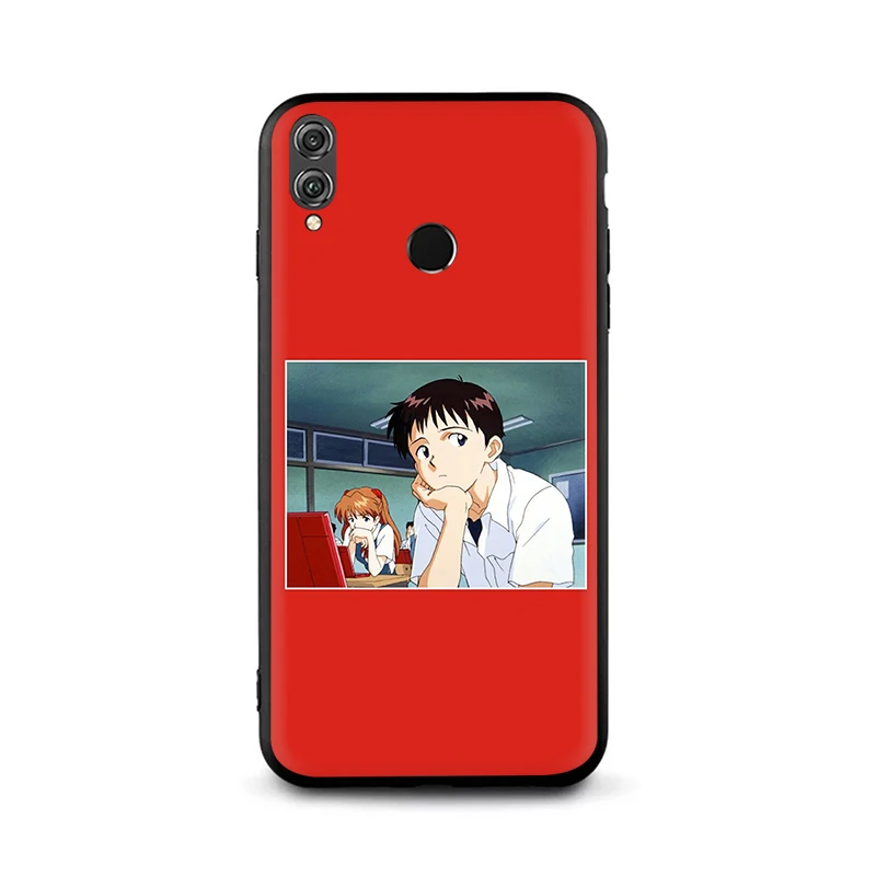EWAU Japanese Anime Aesthetic Friend Silicone phone case for Huawei Honor 6A 7A Pro 7C 7X 8X 8 9 Note 10 Lite view 20 9X Pro - Color: B8