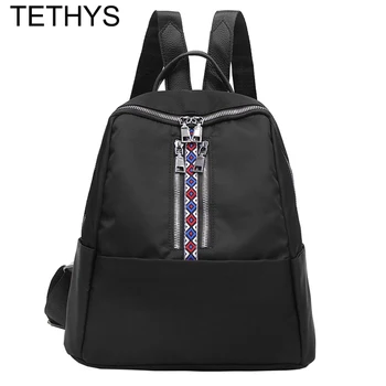 

TETHYS Multi Function Womens Backpack Bag Ladies Waterproof Nylon Anti Theft Backpacks for School Teenager Girls Sac a Dos Femme