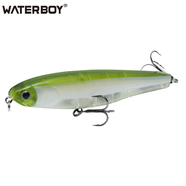WATERBOY 8.5cm 9.5cm Pencil Fishing Bait Hard Artificial Lure StickBait 30 Colors New Arrive Fish Lure Factory Wobbler Pesca Color 18