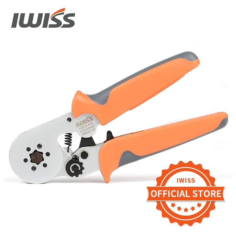 0.25-6.0mm² 175mm Sleeve-Type Terminal Plier Wire End Crimping Tool 24-10 AWG