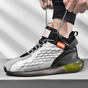 

New Winter Sports Shoes Plush Keep Warm Sneakers Increase Casual Men's Shoes Breathable Men Boots Walking Jogging Shoes