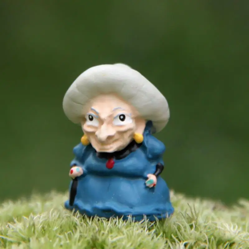 1 предмет Новинка С героями мультфильмов Studio Ghibli Унесенные призраками Yubaba Мини Фигурки игрушки DIY смолы