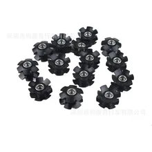 Передняя вилка без зуба для велосипеда с двойным цветком и подсолнухом, гарнитура с сердечником для горного велосипеда, шоссейного велосипеда