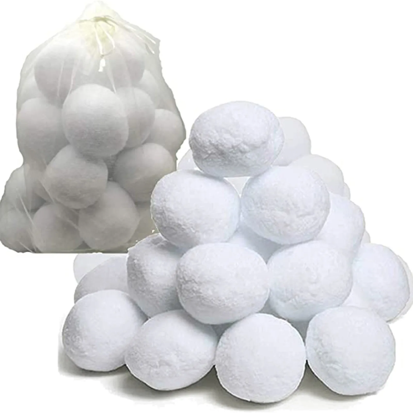 5 Cm Soft And Pinchable Imitation Snowball Indoor Snowballs For Kid Snow  Fight Home Christmas Decoration Children's Gifts