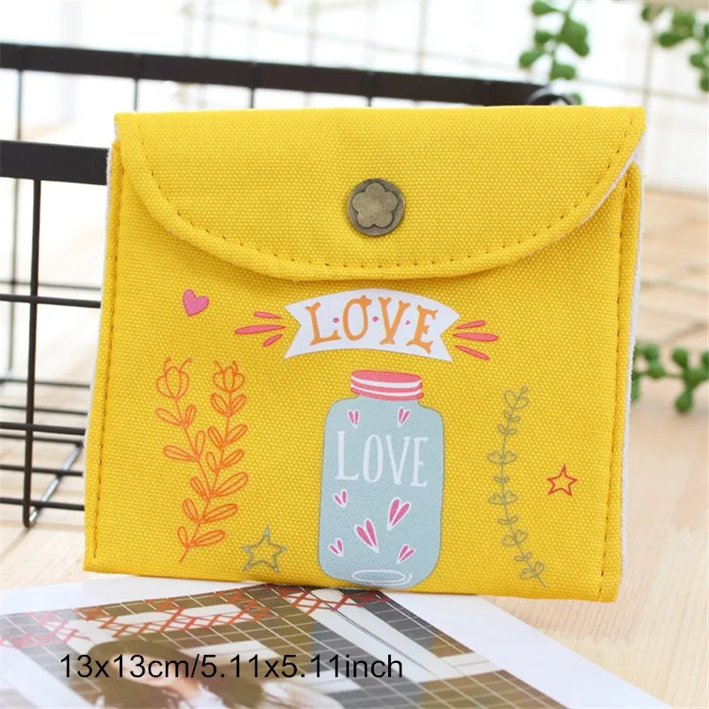 love bottle Подгузник для девочек, гигиеническая салфетка, сумка для хранения, брезентовый тампон, колодки, посылка, сумки, портмоне, органайзер для ювелирных изделий, чехол для кредитных карт - Цвет: love bottle