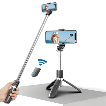 

Suitable for iPhone IOS Android wireless bluetooth selfie stick mini tripod expandable monopod foldable, with remote control