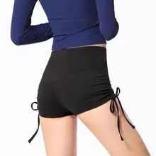 Женские шорты для йоги летние новые персиковые шорты дизайн на шнурке спортивные шорты леггинсы для танцев фитнес шорты для йоги