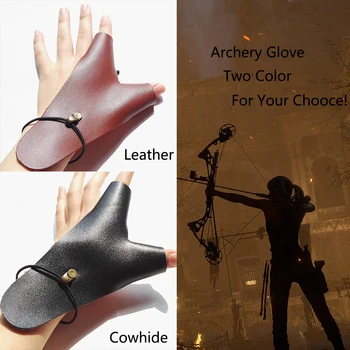 

1PC Arrows Archery Left Hand Protective 2 Finger Guards Wristband Accessories For Camping Hunting Shooting Compound Recurve Bow