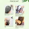 15mis Moisturizing hair dye cream 5pcs lot Natural organic temporary Coffee hair dye shampoo for