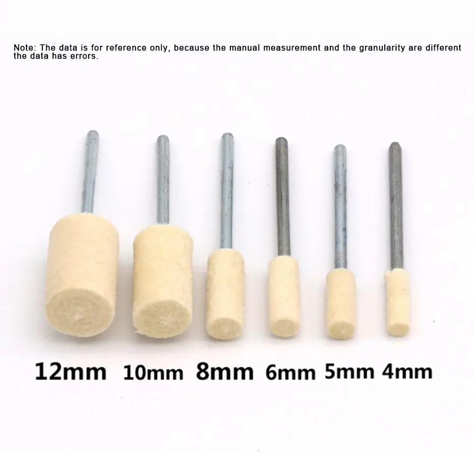CCCIST 12 Pcs Nail Drill Bits Electric Wools Diamond Cutter For Milling Manicure Machine Professional Nail Drill Accessories - Цвет: 12pcs-6mm