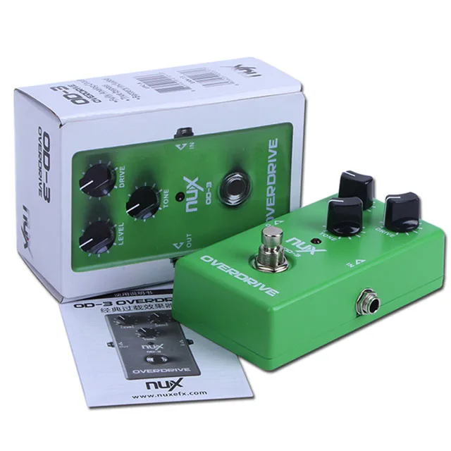 NUX-OD-3 Overdrive гитары электрические эффект для езды на велосипеде