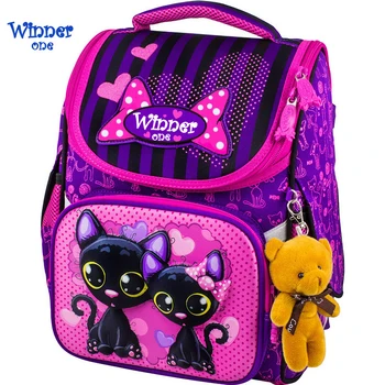 

Boy girl orthopedics children school bag student bag high capacity safety reflective strip toddler children backpack