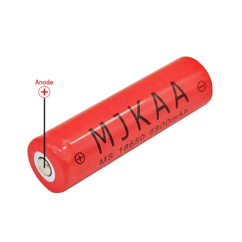 3 7 V MS 18650 6800mAh перезаряжаемый литий ионный аккумулятор электронные