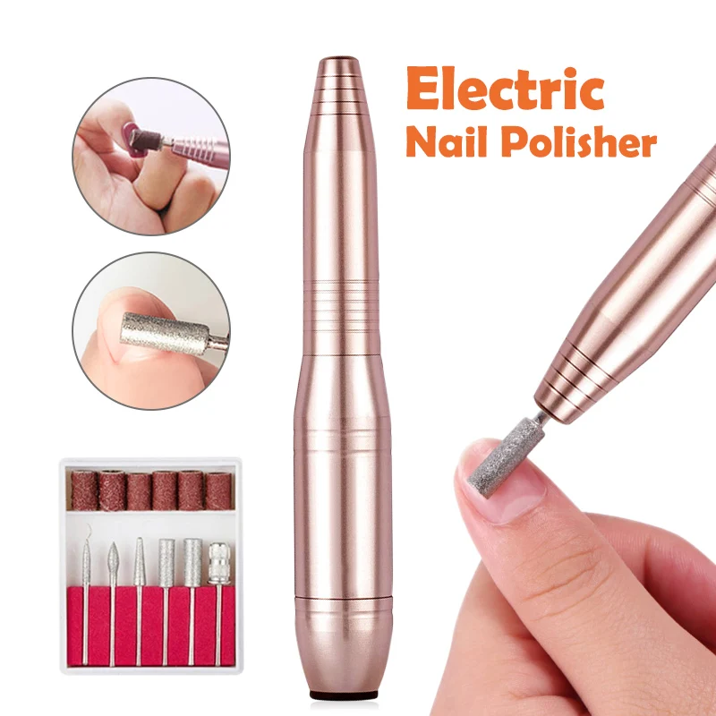 

High Quality Portable Electric Nail Drill Nail File for Gel Nails Manicure Pedicure Polishing Shape Tools