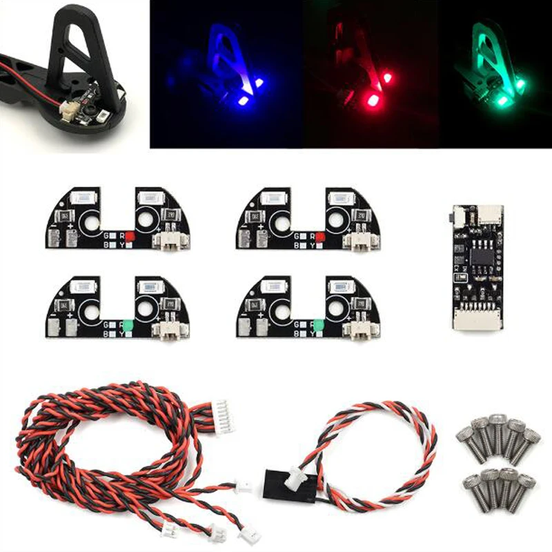 

1Set Remote Controlled Navigation LED Light For F330 F450 F550 S500 S550 FPV RC Drone Quadcopter Hexacopter Frame Spare Parts