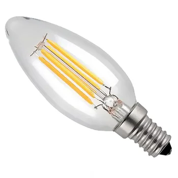 

E14 4W Edison COB Filament Retro LED Light Candle/Flame Bulb Lamp Chandelier J6PD