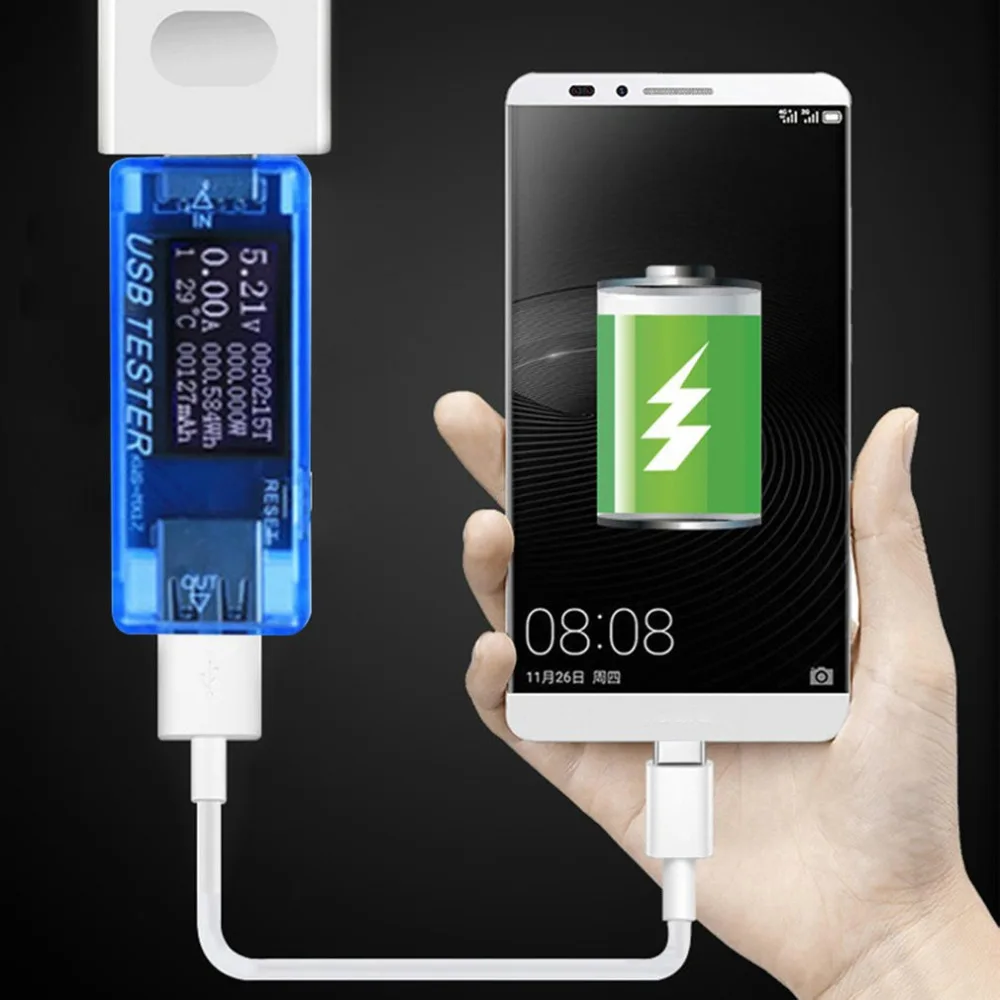 KWS-MX17 usb-детектор Вольтметр Амперметр измеритель мощности Измеритель Напряжения тока мобильное зарядное устройство USB
