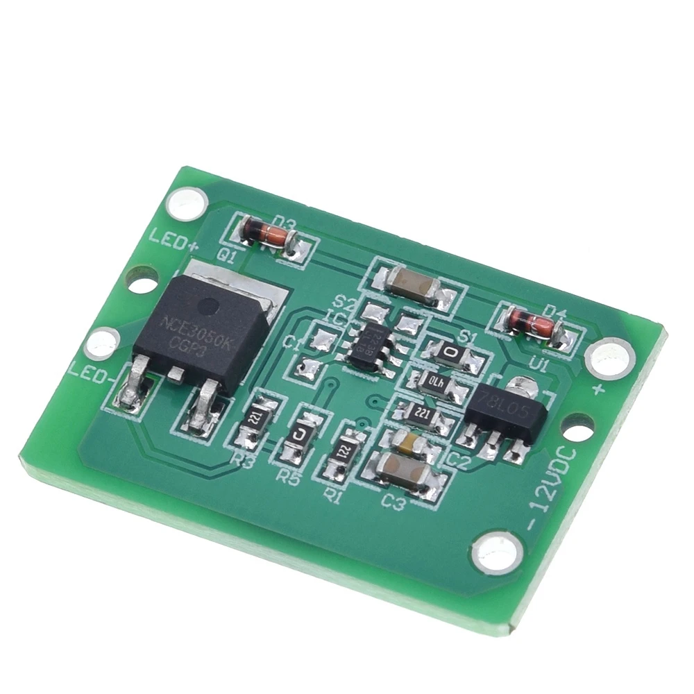 TZT 12 В емкостный сенсорный выключатель модуль датчика кнопочный сенсорный ключ модуль Jog защелка с реле DC 6-20 в 3A