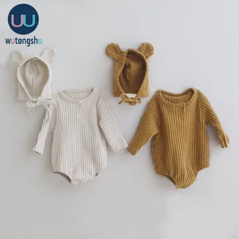 

Rabbit Baby Girl Romper Spring Summer One Piece Infant Solid Long Sleeve Bear Baby Boys Jumpsuit Newborn Baby Girl Clothes
